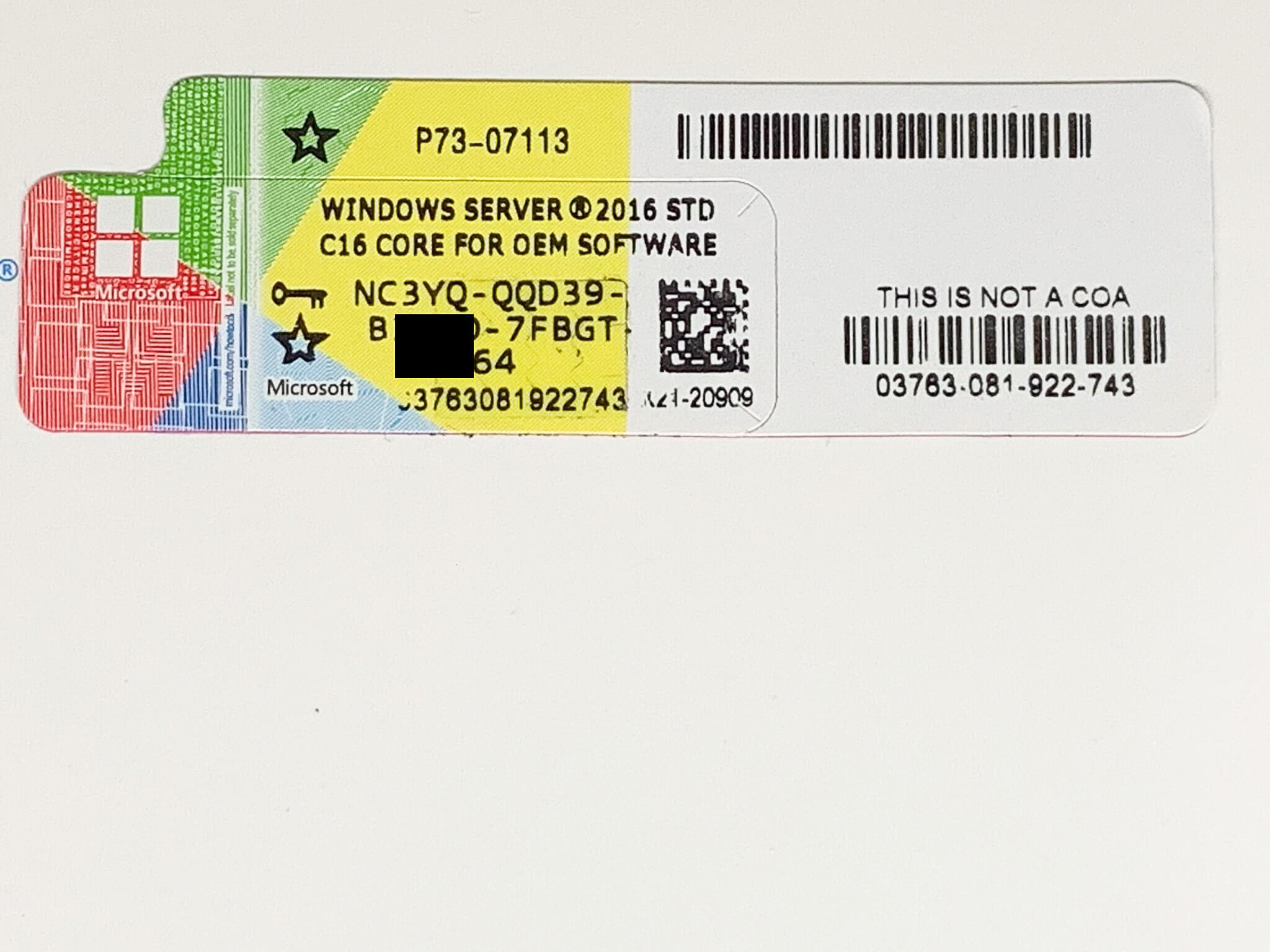 Windows Server Standard R2 2016 64-bit